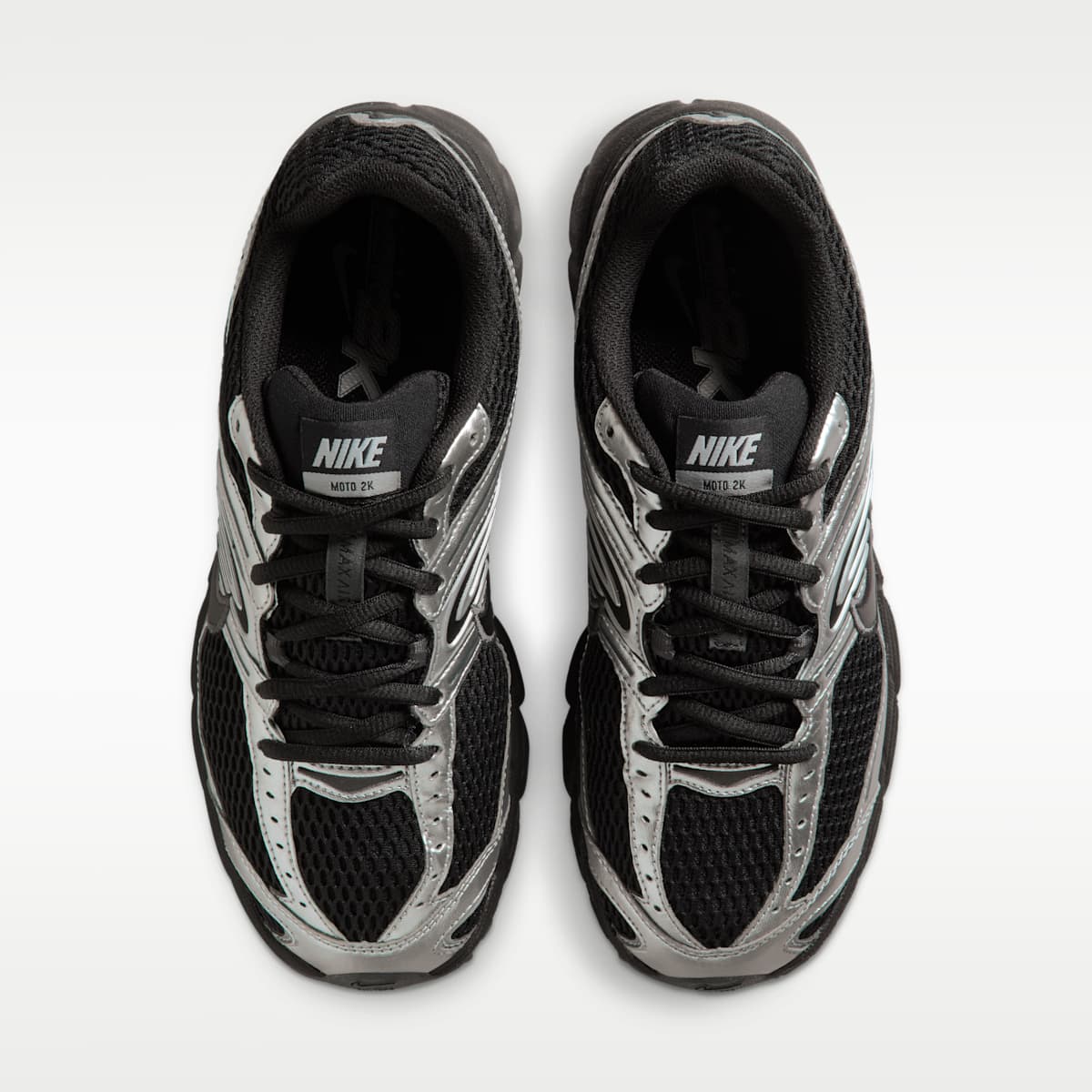 Nike Air Max Moto 2K Women's Shoes with Reflective Accents - Black/Metallic Silver/Anthracite/Black