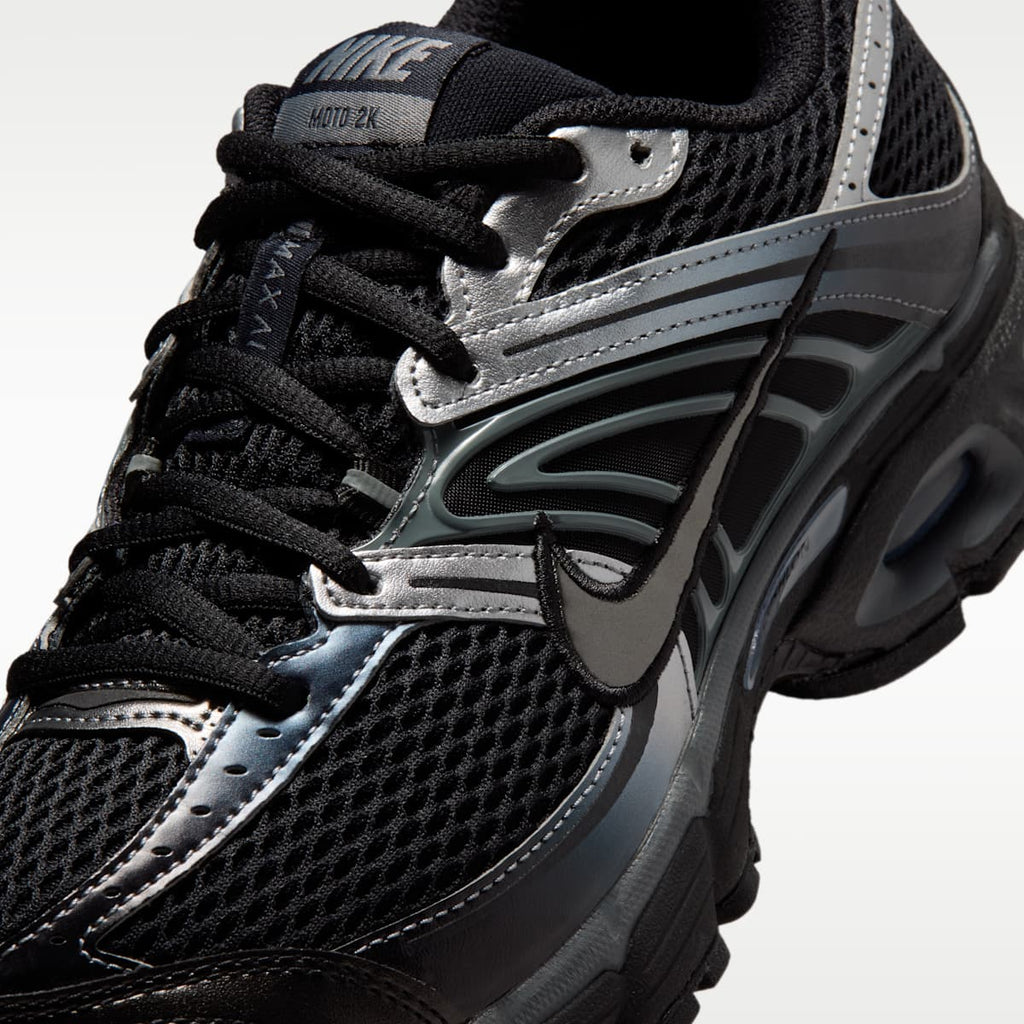Nike Air Max Moto 2K Women's Shoes - Black/Metallic Silver/Smoke Grey