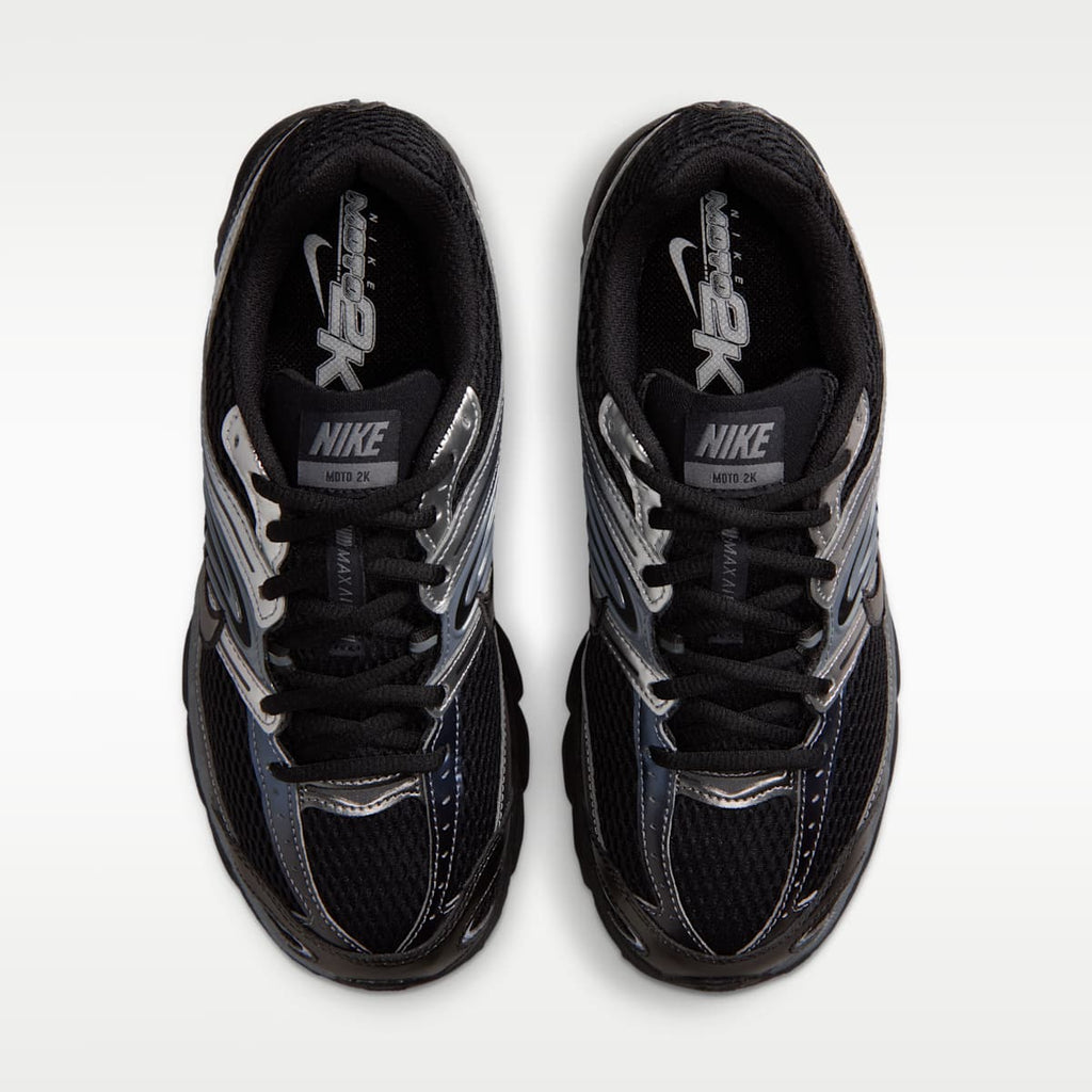 Nike Air Max Moto 2K Women's Shoes - Black/Metallic Silver/Smoke Grey