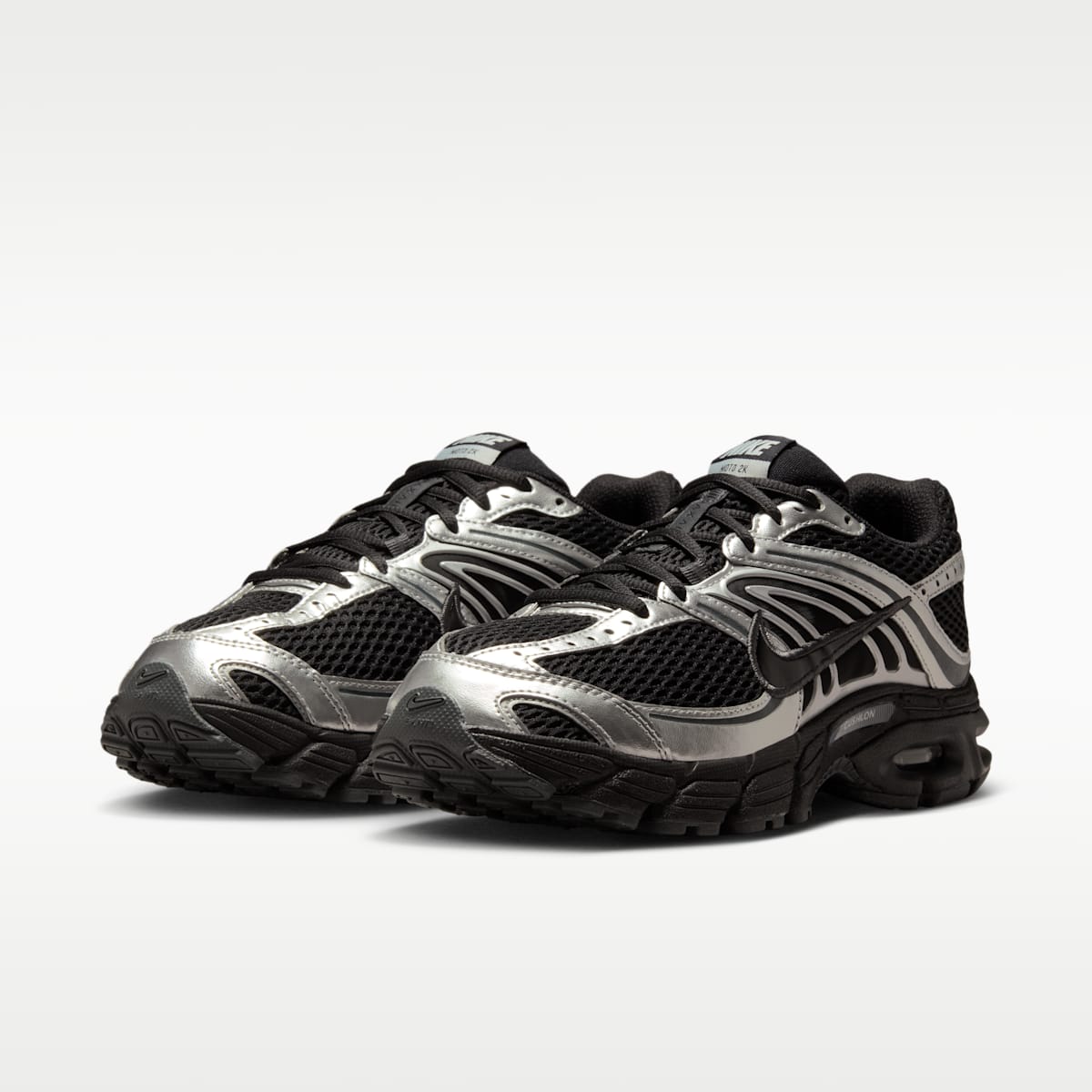 Nike Air Max Moto 2K Women's Shoes with Reflective Accents - Black/Metallic Silver/Anthracite/Black