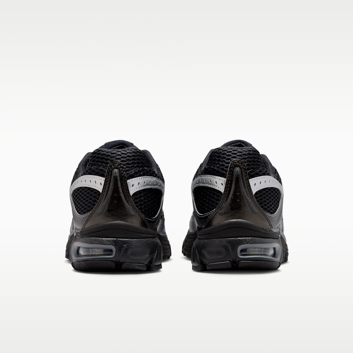 Nike Air Max Moto 2K Women's Shoes - Black/Metallic Silver/Smoke Grey