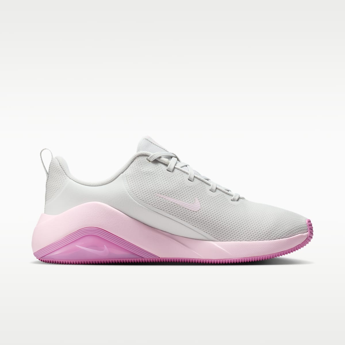 Nike Bella 7 Women's Workout Shoes - Photon Dust/Light Magenta/Pink Foam