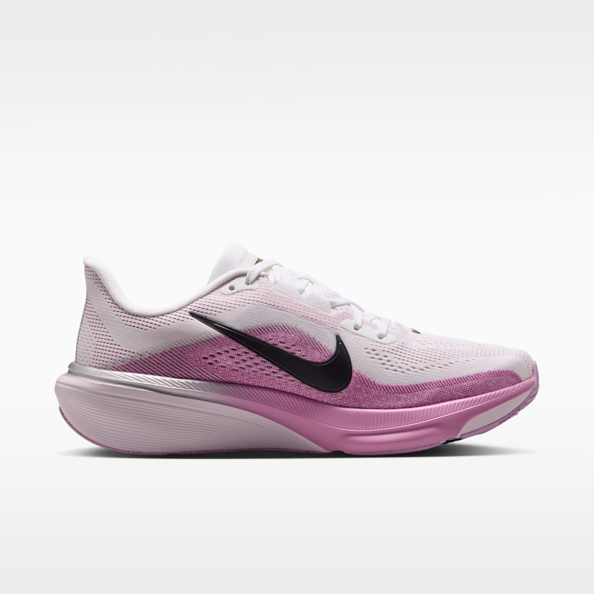Nike Pegasus 42 Women's Road Running Shoes - White/Light Magenta/Bleached Lilac/Black