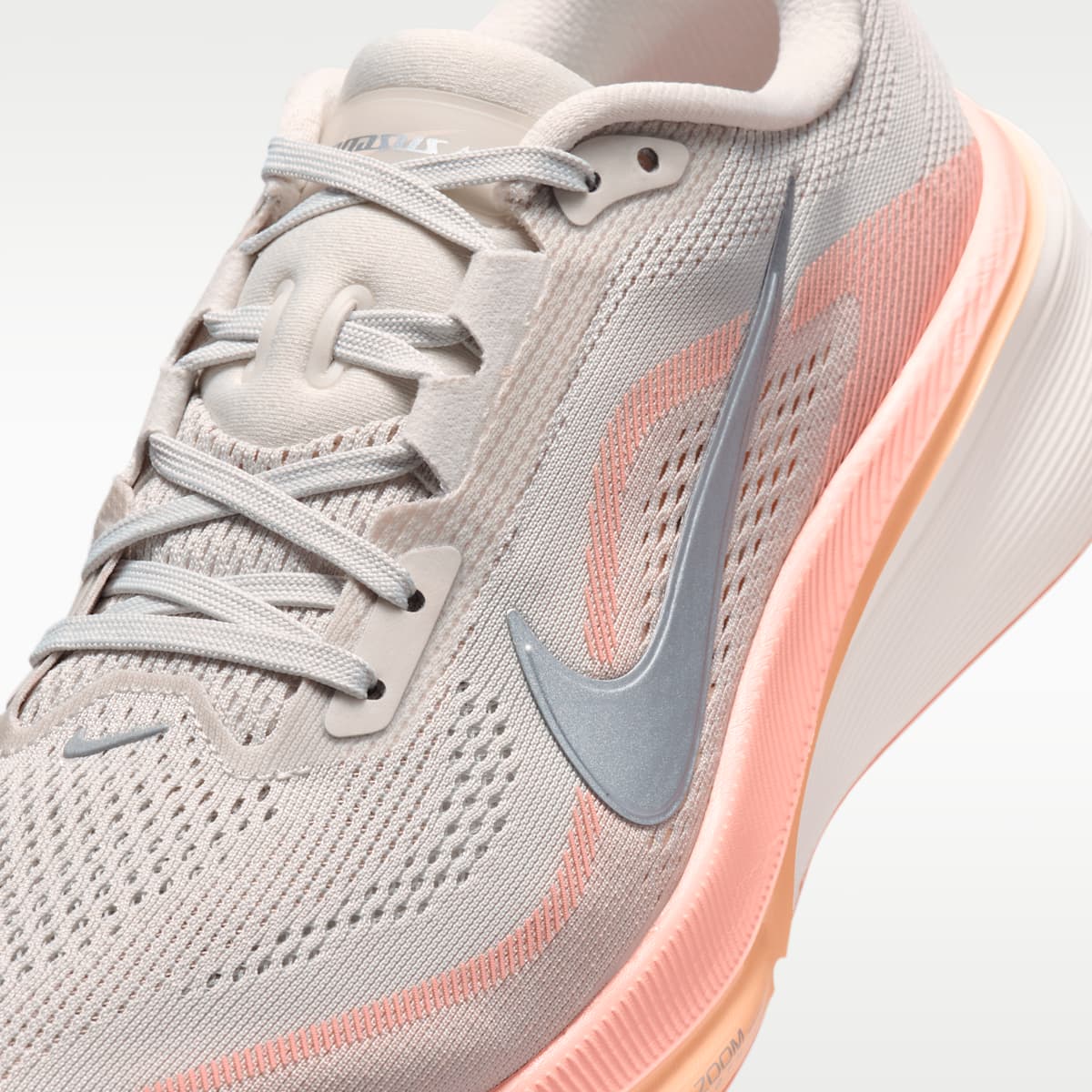 Nike Pegasus 42 Women's Road Running Shoes - Light Bone/Arctic Orange/Chalk/Metallic Silver