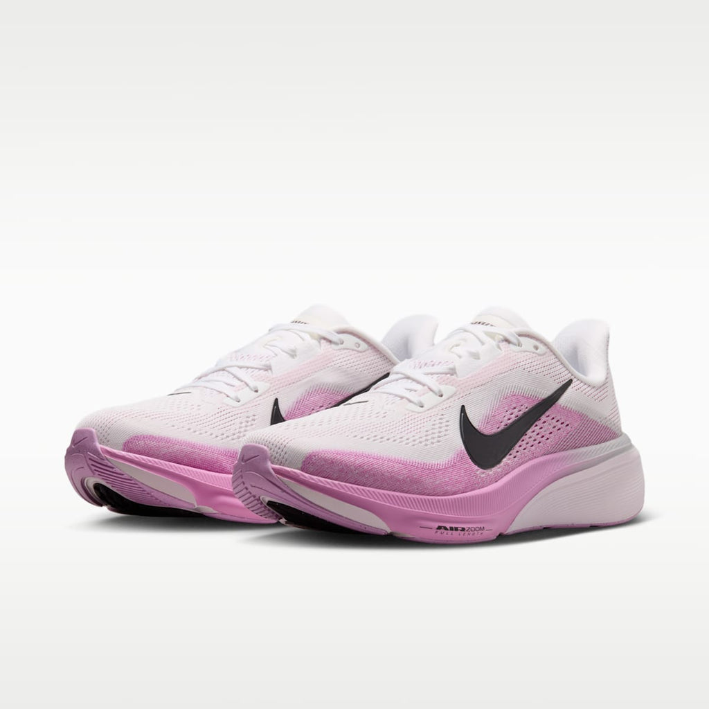 Nike Pegasus 42 Women's Road Running Shoes - White/Light Magenta/Bleached Lilac/Black