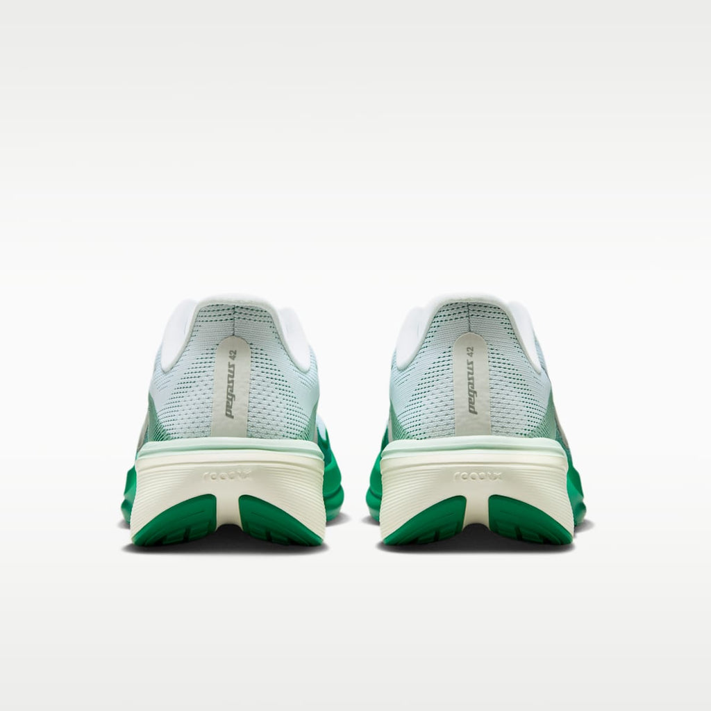 Nike Pegasus 42 Women's Road Running Shoes - White/Malachite/Barely Green/Metallic Silver