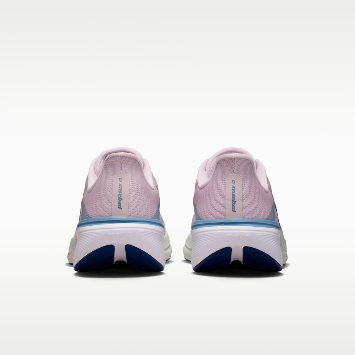 Nike Pegasus 42 Women's Road Running Shoes - Bleached Lilac/Work Blue/Barely Green/Blue Void