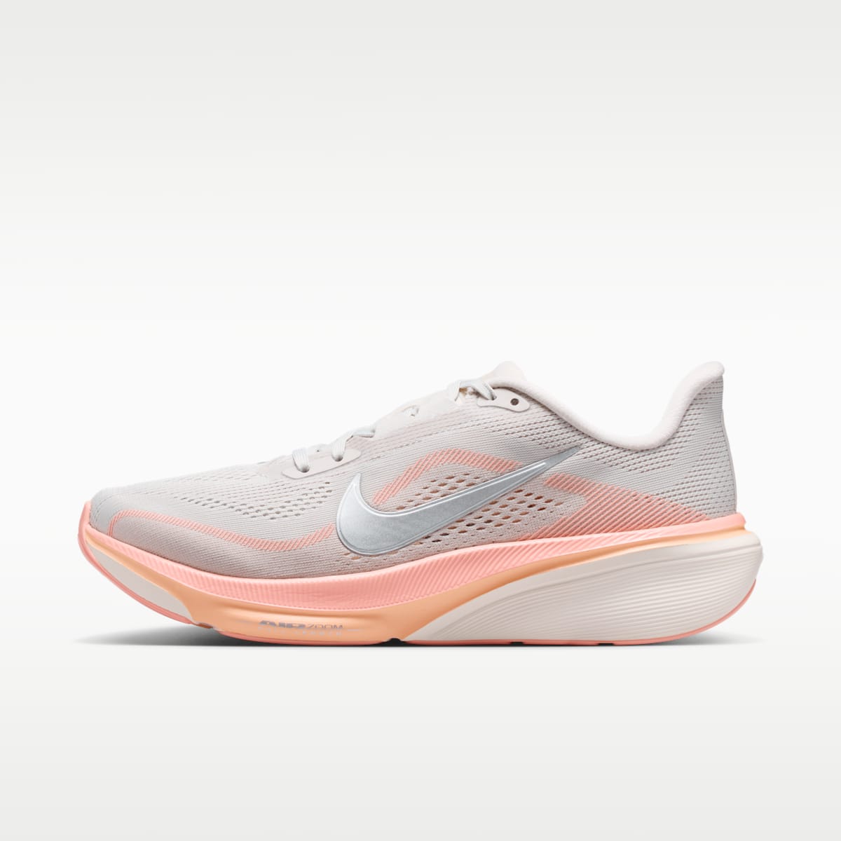 Nike Pegasus 42 Women's Road Running Shoes - Light Bone/Arctic Orange/Chalk/Metallic Silver