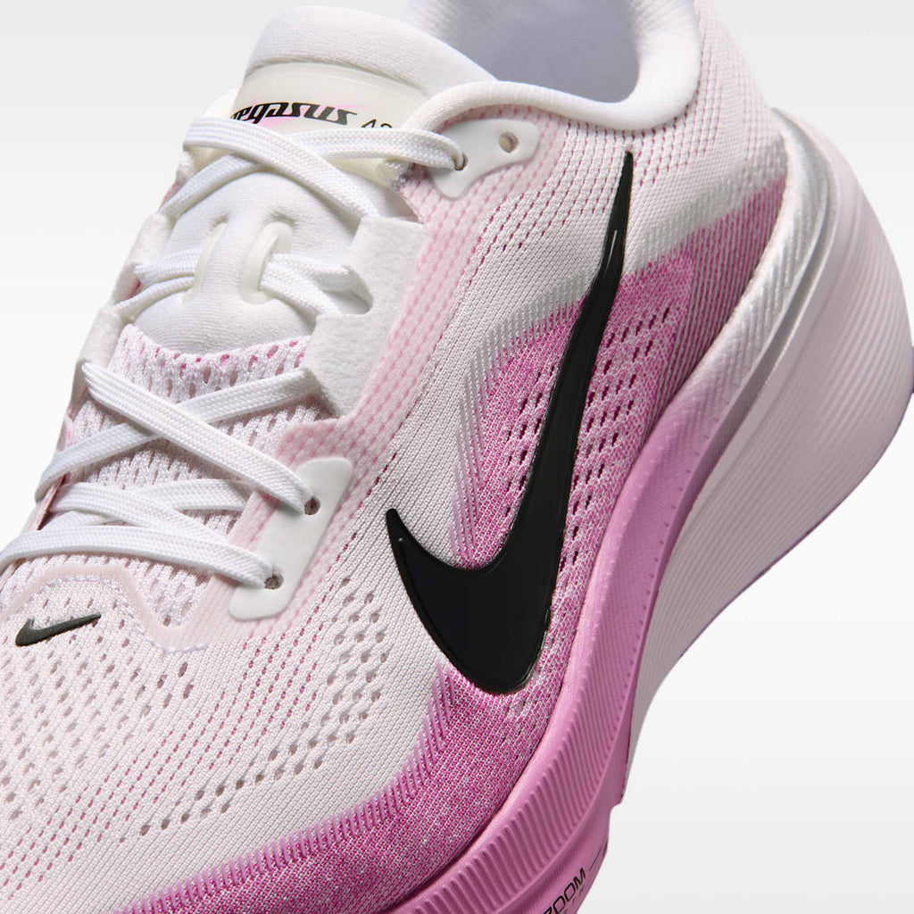 Nike Pegasus 42 Women's Road Running Shoes - White/Light Magenta/Bleached Lilac/Black