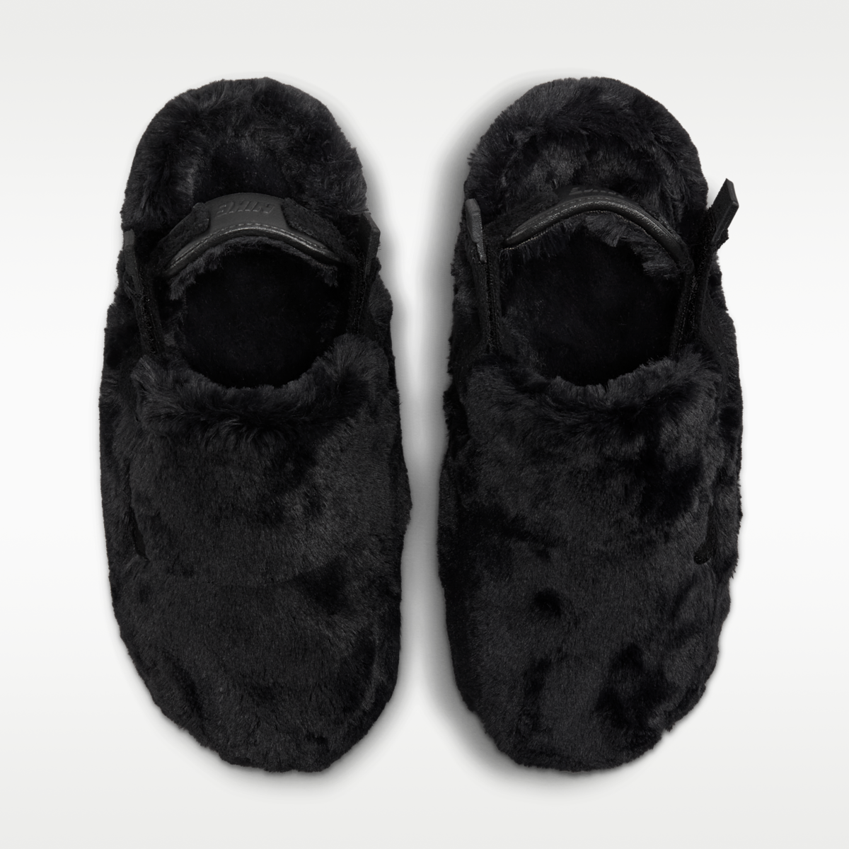 Nike Calm SE Faux Fur Women's Mules - Black/Black