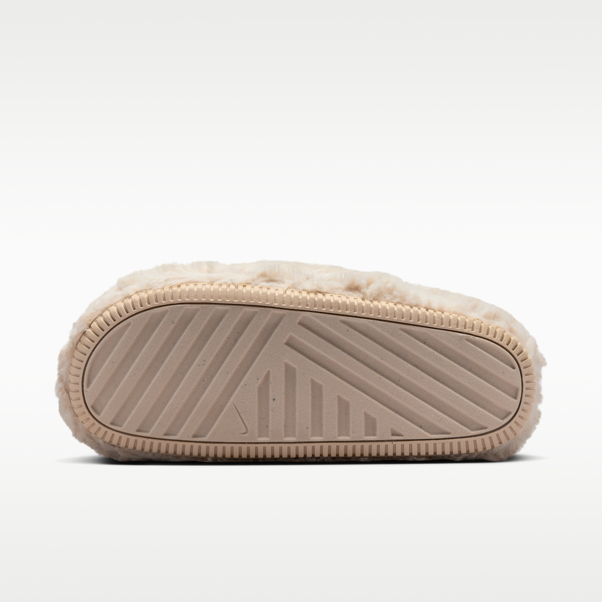 Nike Calm SE Faux Fur Women's Mules - Sanddrift/Sanddrift