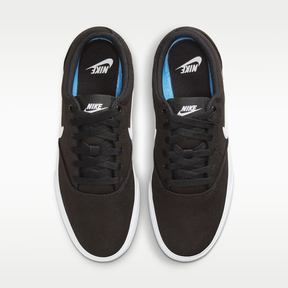 Nike Charge Canvas Women's Shoes - Black/Black/White