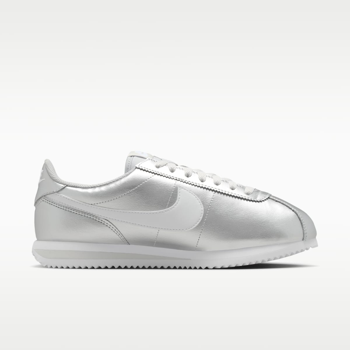 Nike Cortez Women's Shoes - Metallic Silver/Grey Fog/White