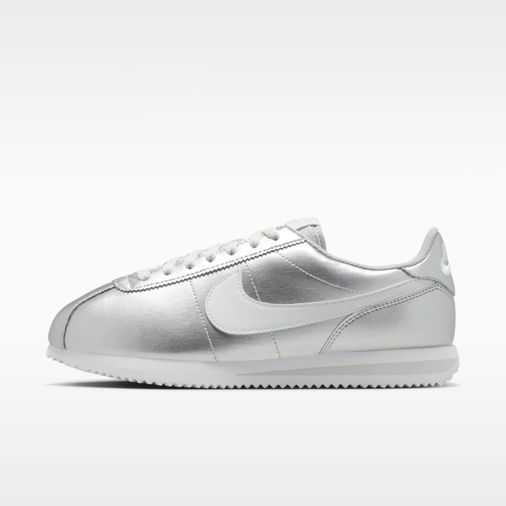 Nike Cortez Women's Shoes - Metallic Silver/Grey Fog/White