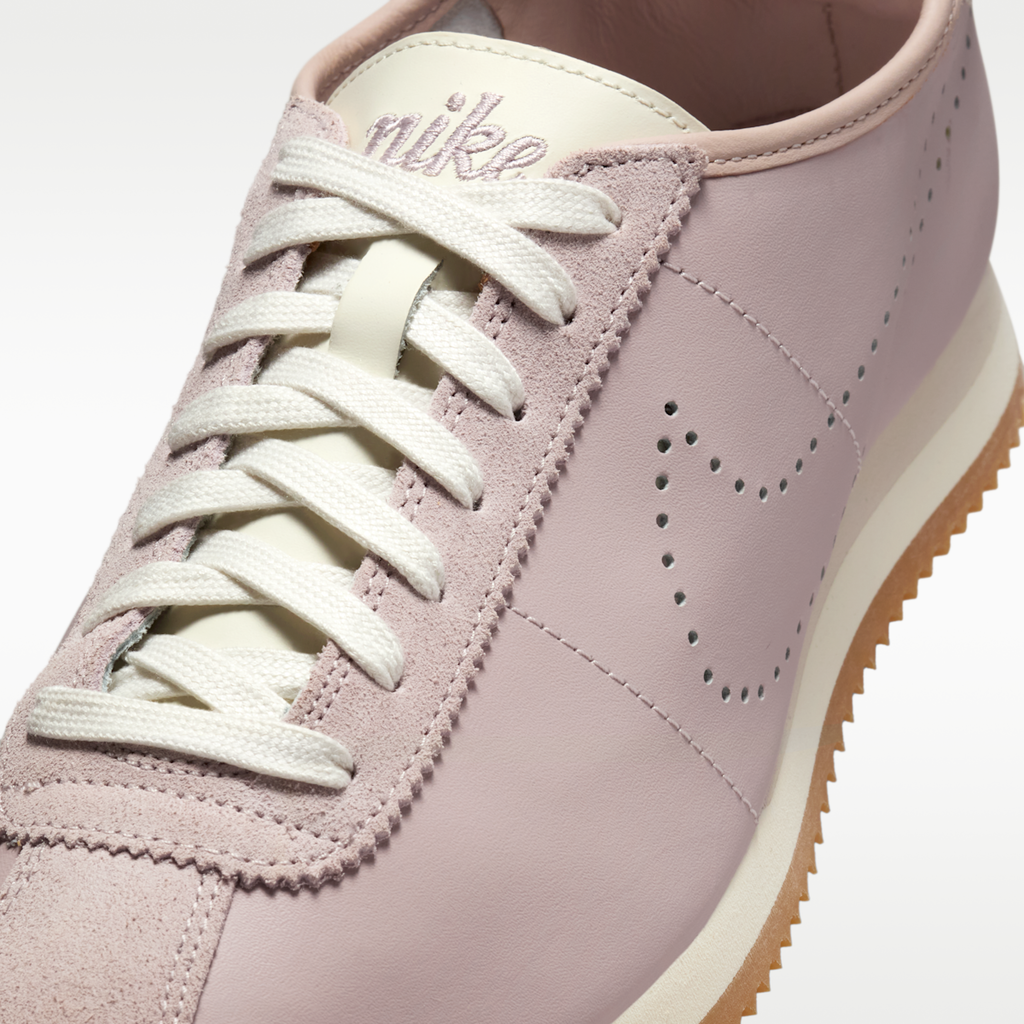 Nike Cortez Leather Women's Shoes - Particle Rose/Sail/Gum Light Brown/Light Orewood Brown