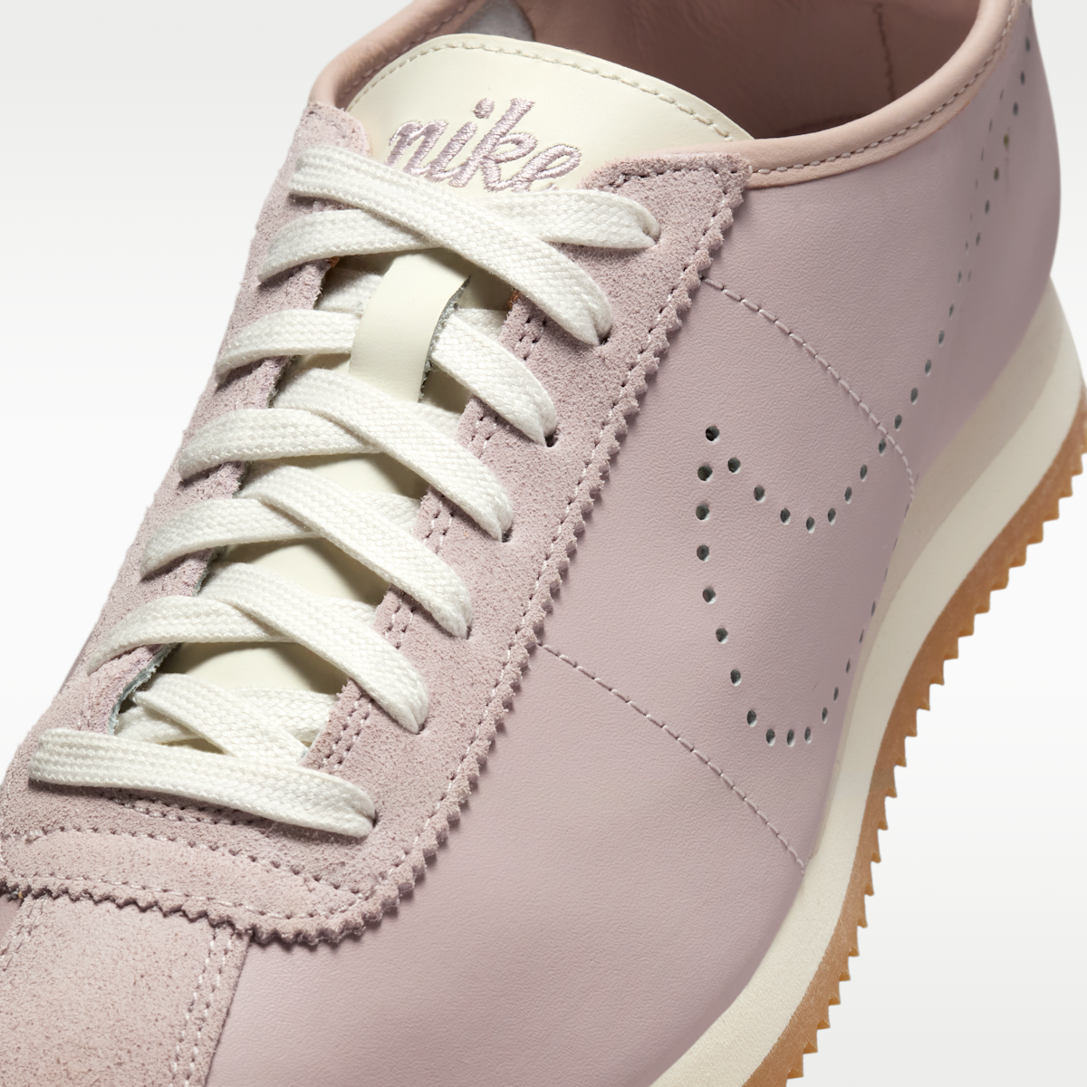 Nike Cortez Leather Women's Shoes - Particle Rose/Sail/Gum Light Brown/Light Orewood Brown