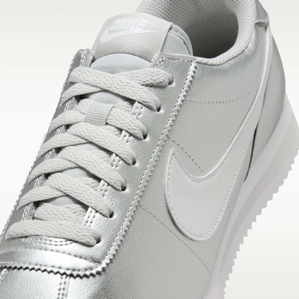 Nike Cortez Women's Shoes - Metallic Silver/Grey Fog/White