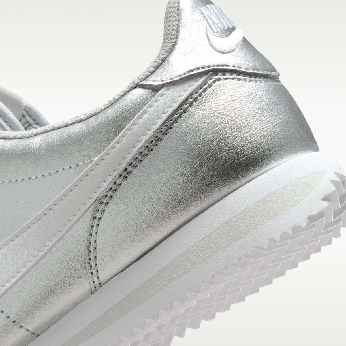 Nike Cortez Women's Shoes - Metallic Silver/Grey Fog/White