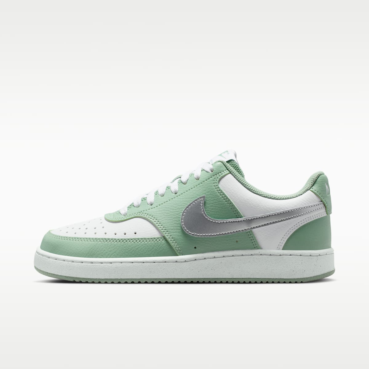 Nike Court Vision Low Next Nature Women's Shoes - Steam/White/Metallic Silver