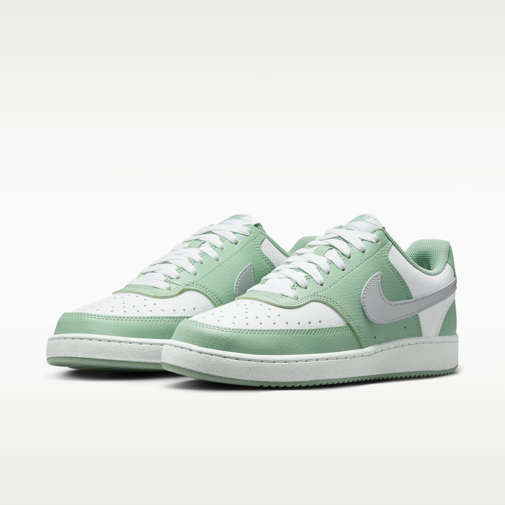 Nike Court Vision Low Next Nature Women's Shoes - Steam/White/Metallic Silver