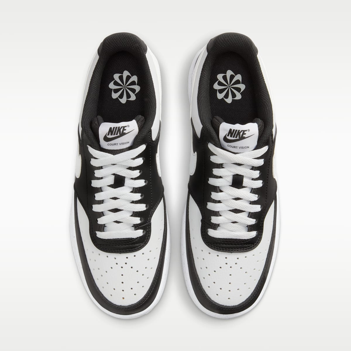 Nike Court Vision Low Next Nature Women's Shoes - Black/White