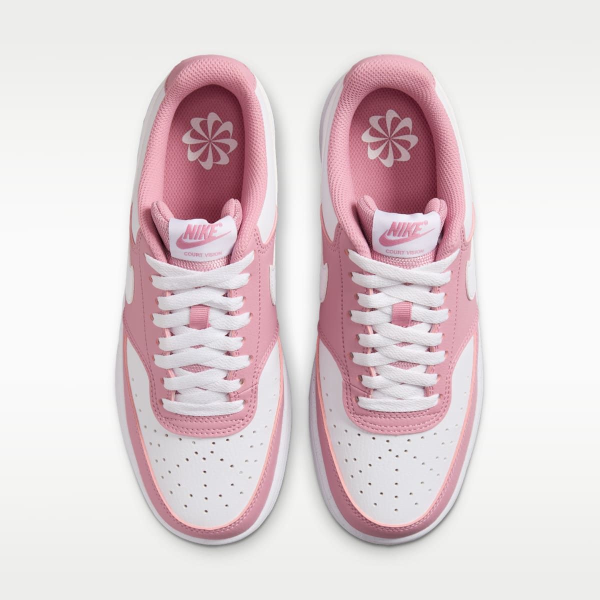 Nike Court Vision Low Next Nature Women's Shoes - Elemental Pink/White