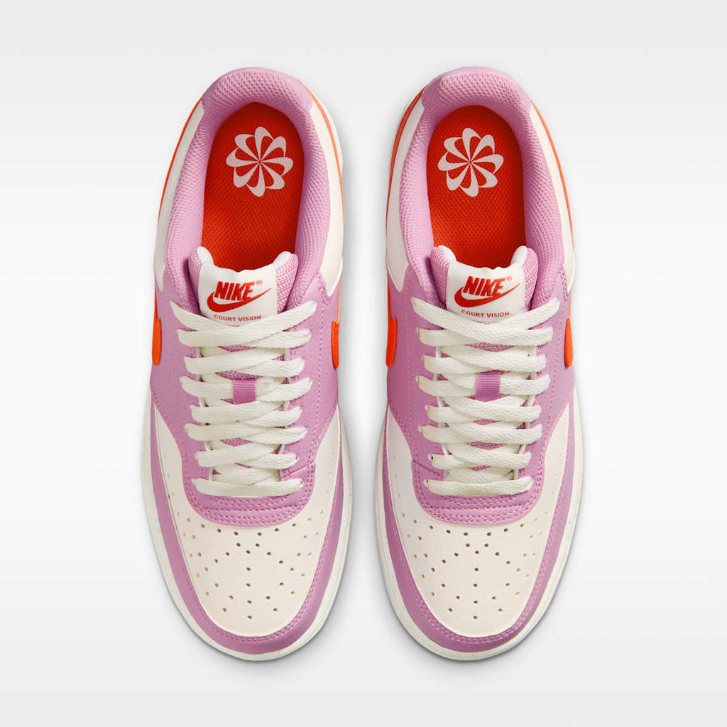Nike Court Vision Low Next Nature Women's Shoes - Light Magenta/Summit White/Light Crimson