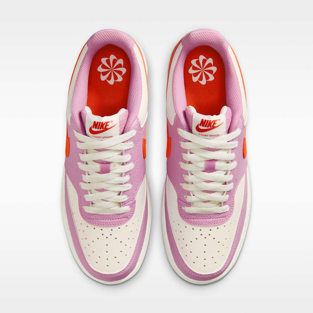 Nike Court Vision Low Next Nature Women's Shoes - Light Magenta/Summit White/Light Crimson