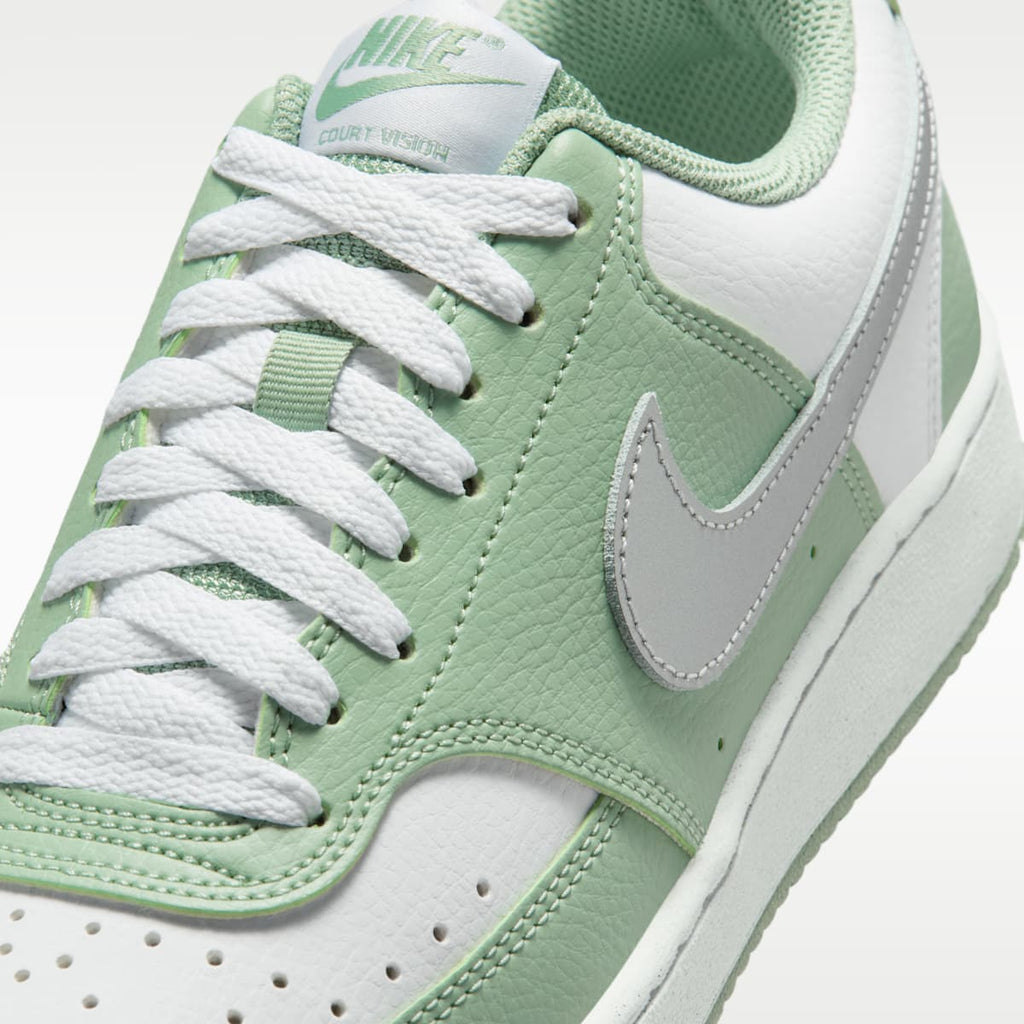 Nike Court Vision Low Next Nature Women's Shoes - Steam/White/Metallic Silver