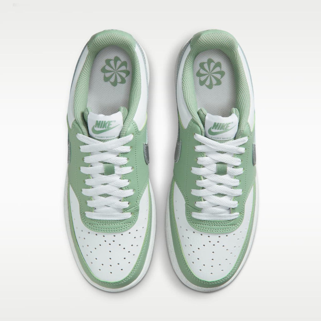 Nike Court Vision Low Next Nature Women's Shoes - Steam/White/Metallic Silver
