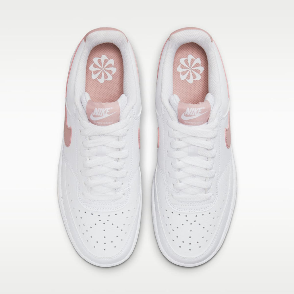 Nike Court Vision Low Next Nature Women's Shoes - White/Pink Oxford