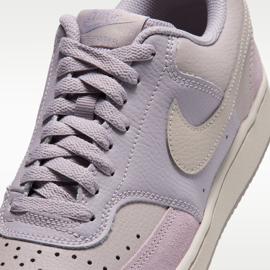 Nike Court Vision Low Suede Women's Shoes - Silver Lilac/Phantom/Moon Particle