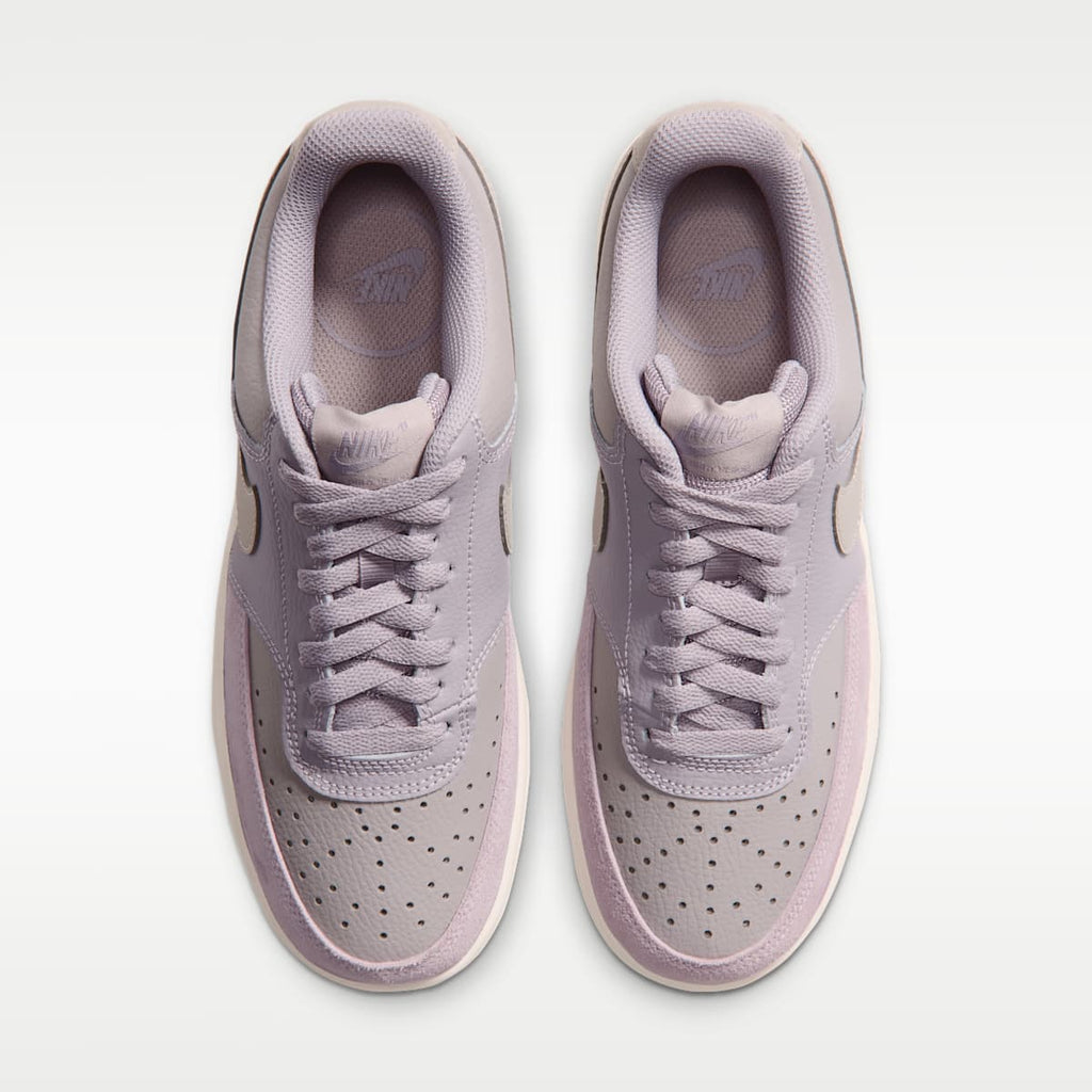 Nike Court Vision Low Suede Women's Shoes - Silver Lilac/Phantom/Moon Particle