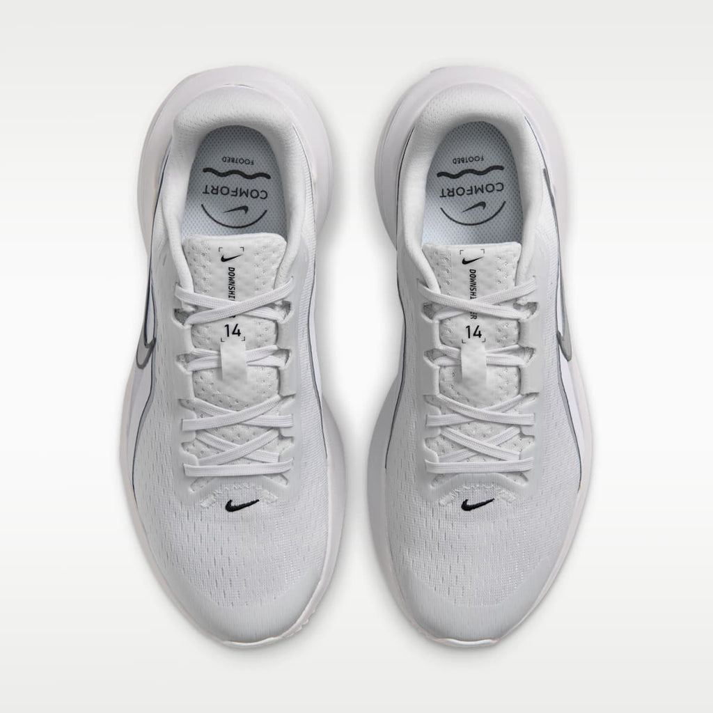 Nike Downshifter 14 Women's Road Running Shoe - Off White/Pure Platinum/Metallic Silver
