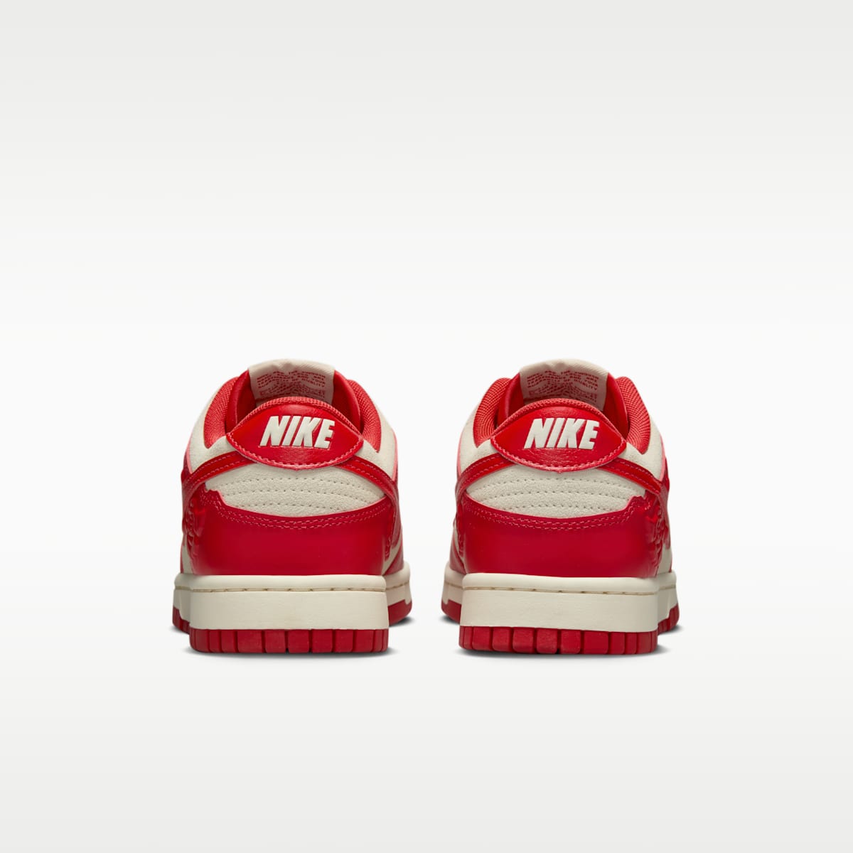 Nike Dunk Low Women's Shoes - Coconut Milk/Pale Ivory/Black/University Red