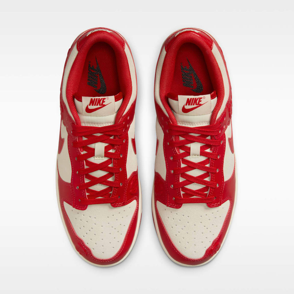 Nike Dunk Low Women's Shoes - Coconut Milk/Pale Ivory/Black/University Red