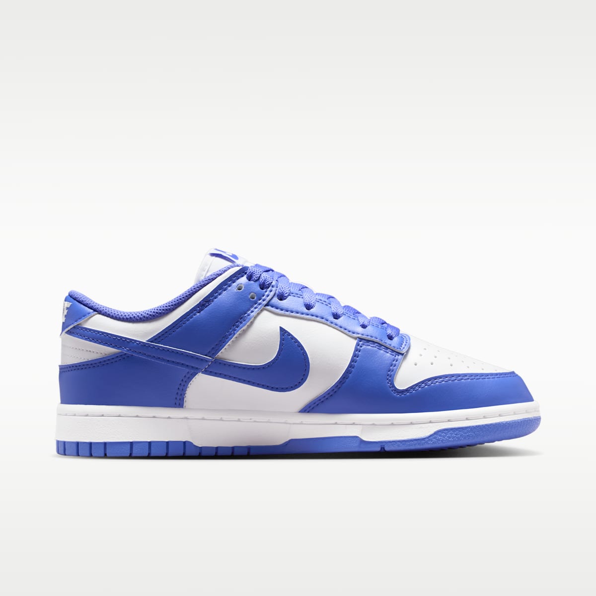 Nike Dunk Low Women's Shoes - White/White/Sapphire