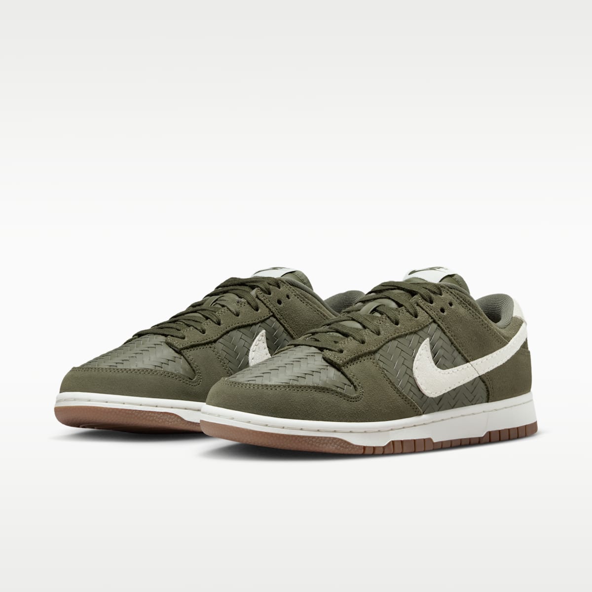 Nike Dunk Low Premium SE Women's Shoes - Medium Olive/Gum Dark Brown/Medium Olive/Sail