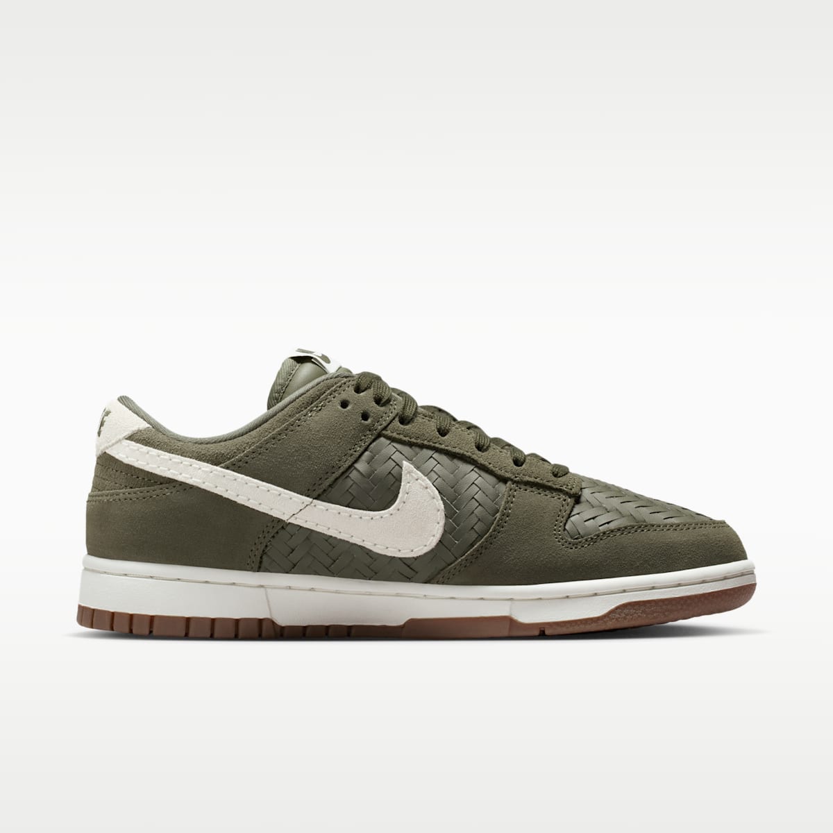 Nike Dunk Low Premium SE Women's Shoes - Medium Olive/Gum Dark Brown/Medium Olive/Sail