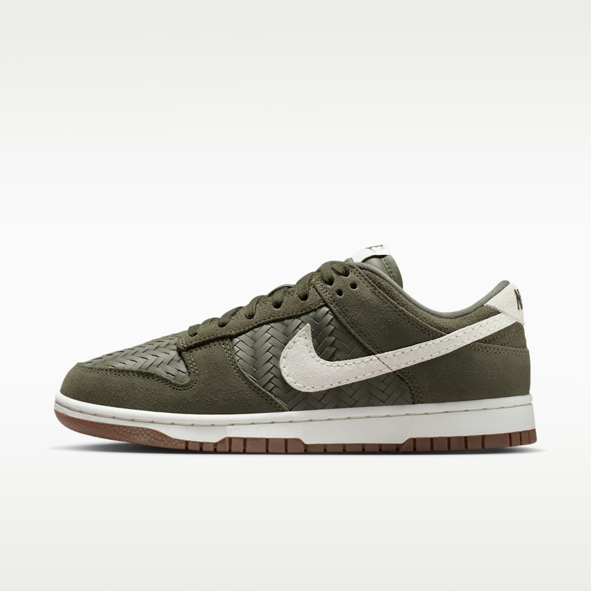 Nike Dunk Low Premium SE Women's Shoes - Medium Olive/Gum Dark Brown/Medium Olive/Sail