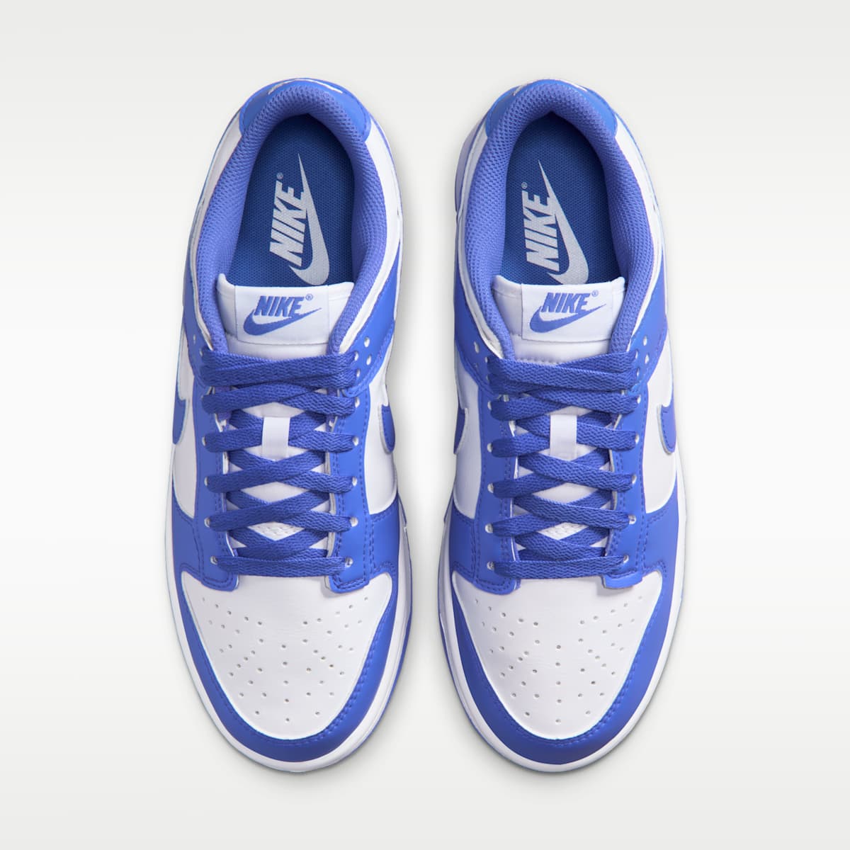 Nike Dunk Low Women's Shoes - White/White/Sapphire