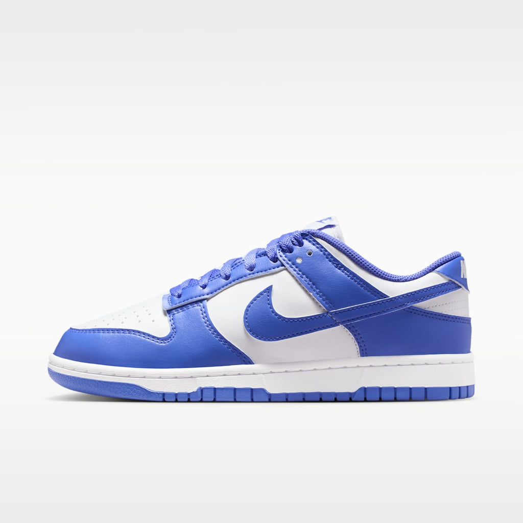 Nike Dunk Low Women's Shoes - White/White/Sapphire