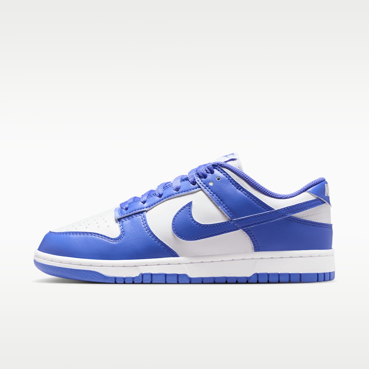 Nike Dunk Low Women's Shoes - White/White/Sapphire