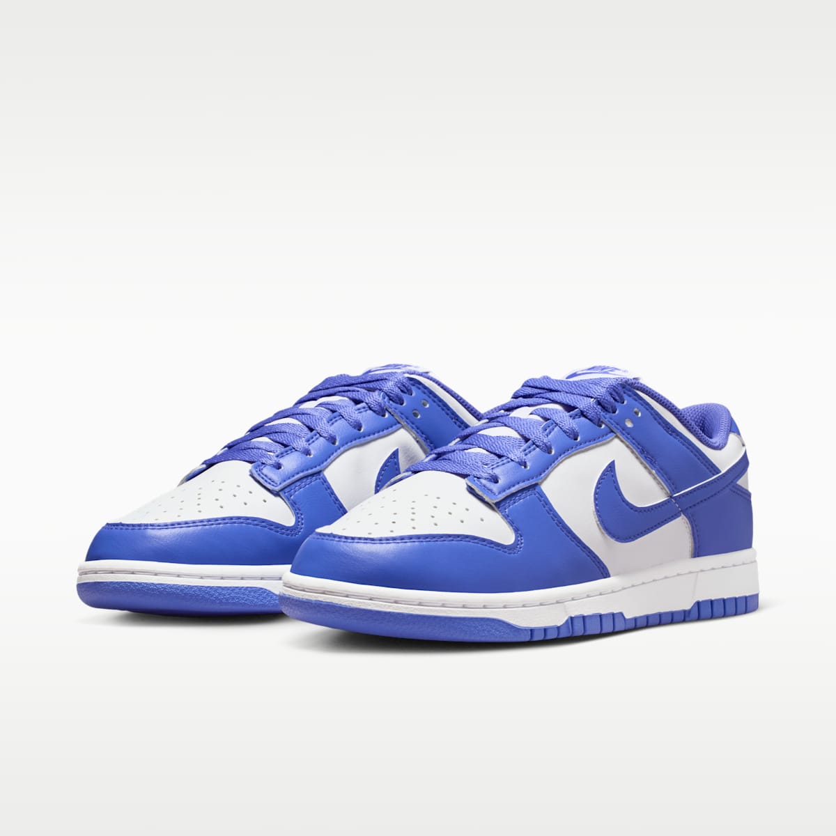 Nike Dunk Low Women's Shoes - White/White/Sapphire