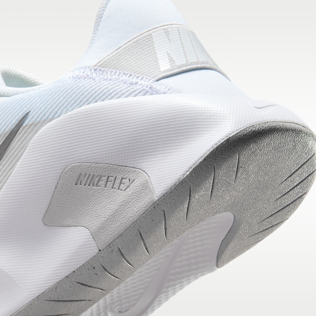 Nike Flex Train Women's Workout Shoes - White/Photon Dust/Metallic Silver