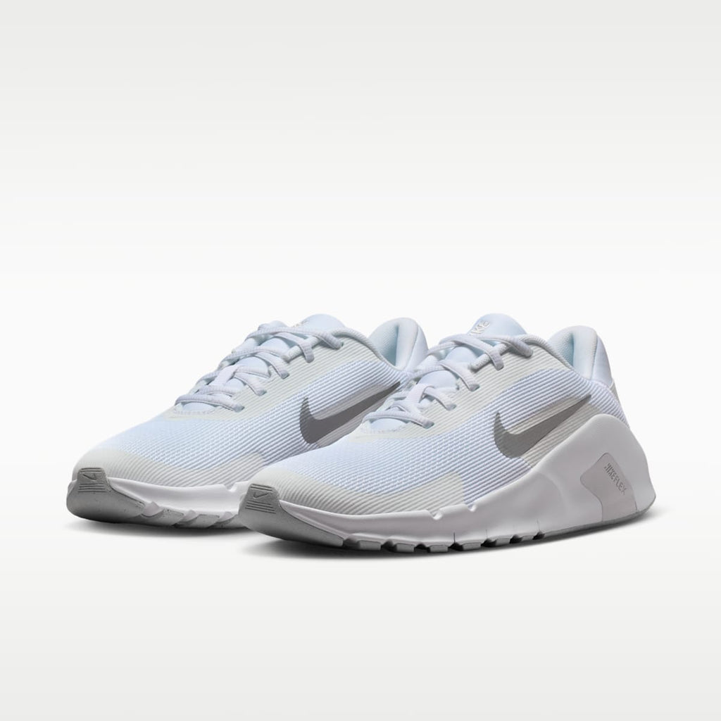 Nike Flex Train Women's Workout Shoes - White/Photon Dust/Metallic Silver