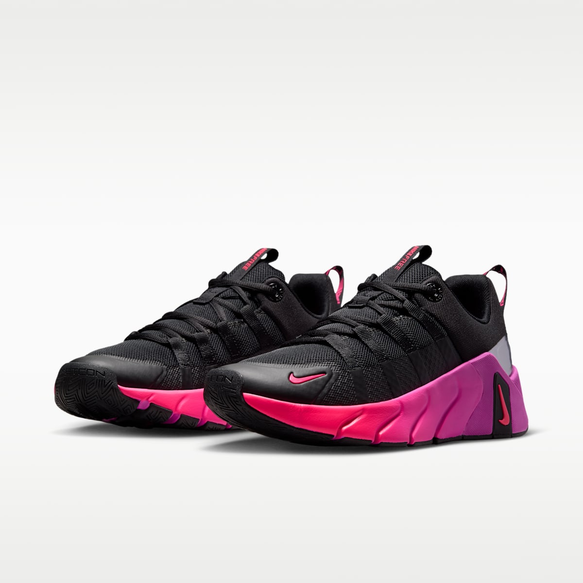 Nike Free Metcon 7 Women's Training Shoes - Black/Hyper Pink/Metallic Cool Grey/Fuchsia Blast