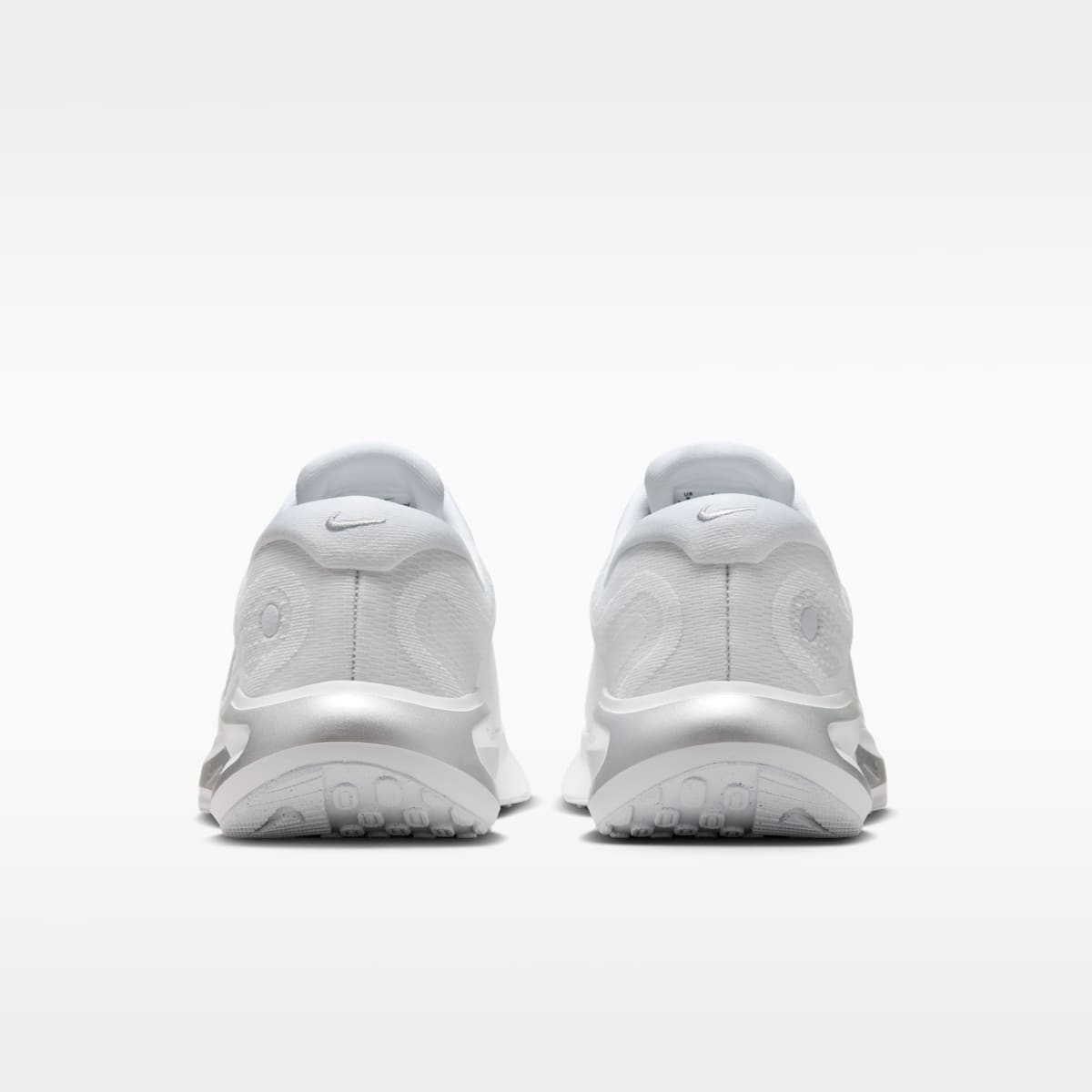 Nike Journey Run Women's Road Running Shoes - White/Pure Platinum/Metallic Silver/White