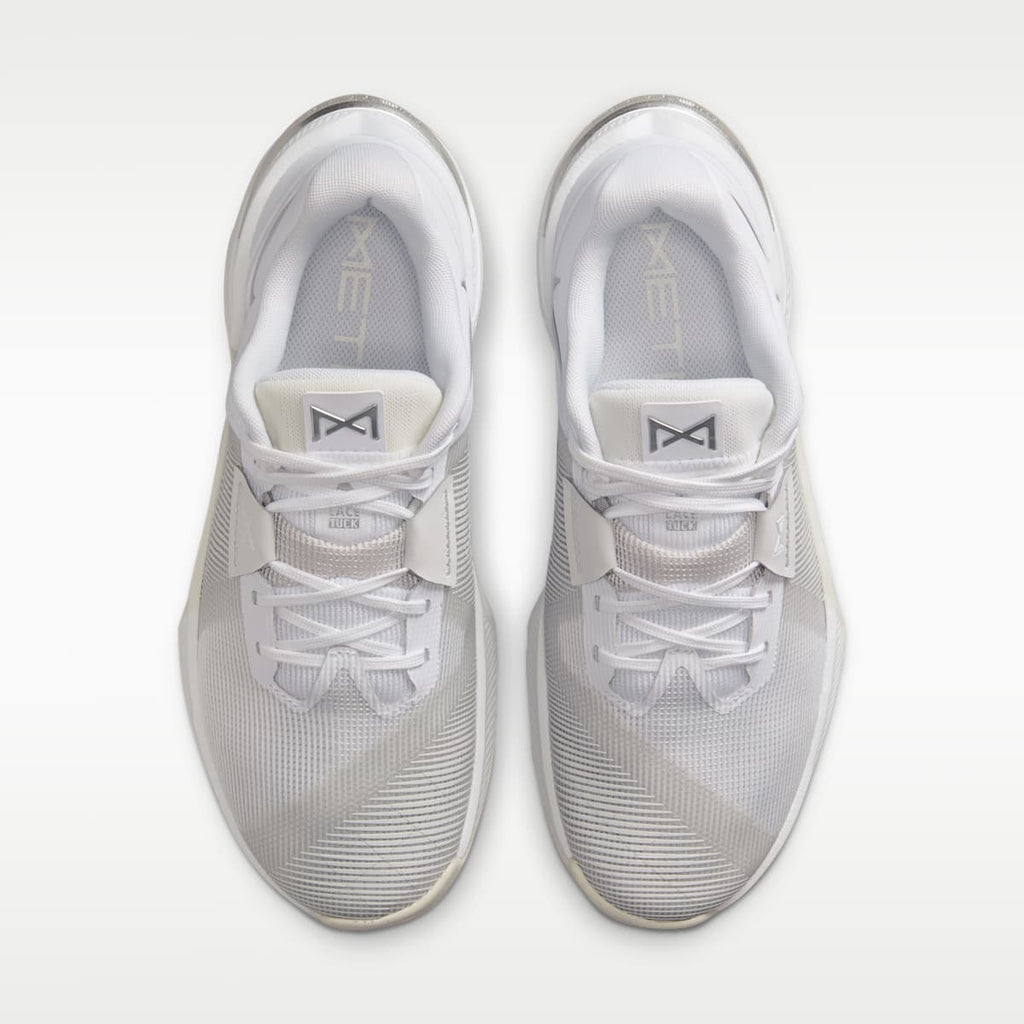 Nike Metcon 10 Women's Training Shoes - White/Platinum Tint/Wolf Grey/Metallic Silver