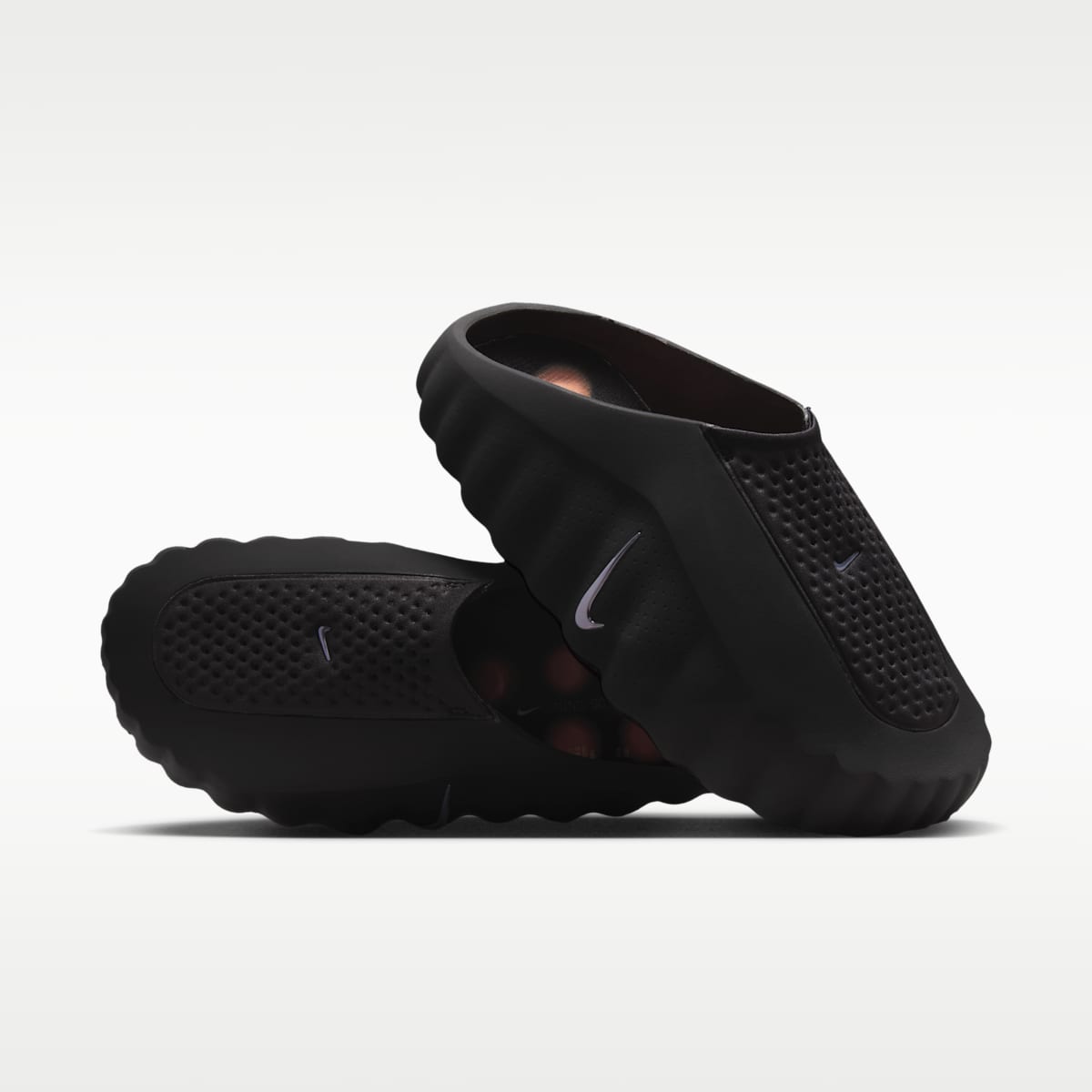 Nike Mind 001 Women's Pregame Mules - Black/Hyper Crimson/White/Chrome